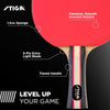 Performance 2 or 4 Player Table Tennis Set – USATT Approved Rackets and 3-Star Balls – 5-Ply Blade & Flared Handle – Perfect for Skill Development