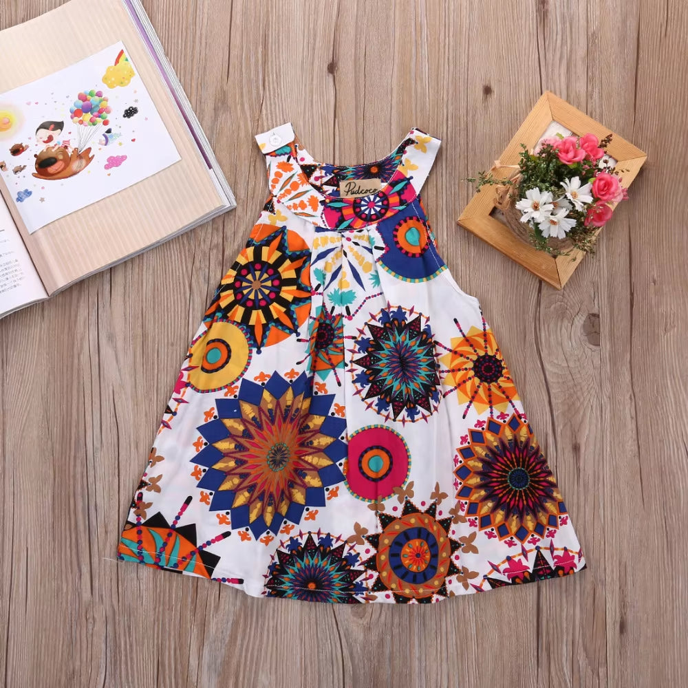 Pudcoco US Stock Baby Girls Dress NEW Toddler Baby Flower Dress Girls Mini Princess Dress Girl Formal Dress