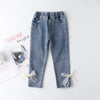 Bear Learder Baby Boy Girl Loose Jeans New Fashion Korean Style Casual Solid Color Jeans Spring Autumn Children'S Denim Pants