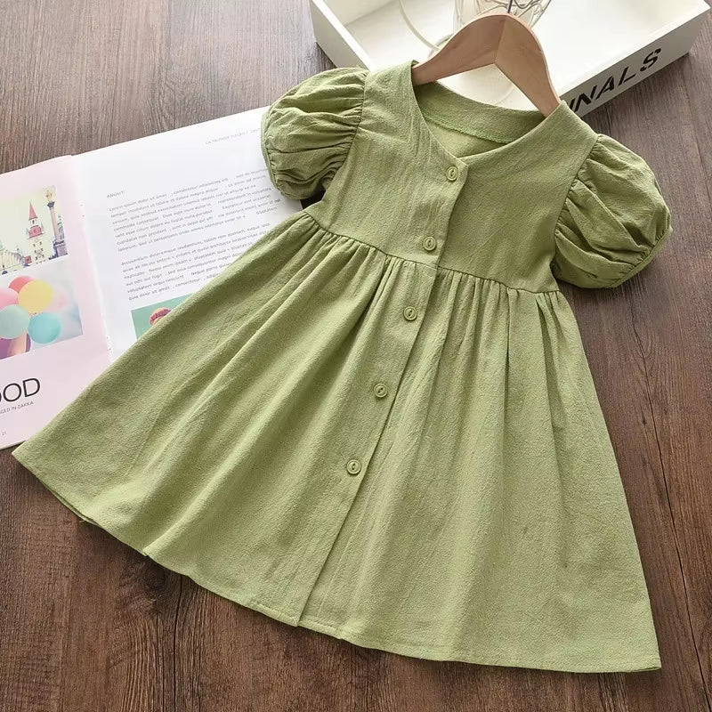 Girls Dress New Summer Brand Girls Casual Kids Princess Dress Hollow Party Dress Children Clothing for 3 7Y