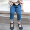 Bear Learder Baby Boy Girl Loose Jeans New Fashion Korean Style Casual Solid Color Jeans Spring Autumn Children'S Denim Pants