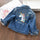 Girls Denim Coats New Brand Spring Kids Jackets Clothes Cartoon Coat Embroidery Children Clothing for 3 8Y
